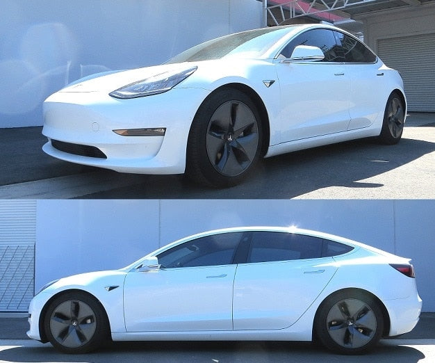 Lowering a deals tesla model 3