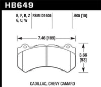 Hawk HPS 5.0 Brake Pads for EmotiVetted BBK