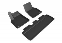3D MAXpider KAGU All-Weather Floor Mats - Tesla Model Y - 3-pc Front and Rear