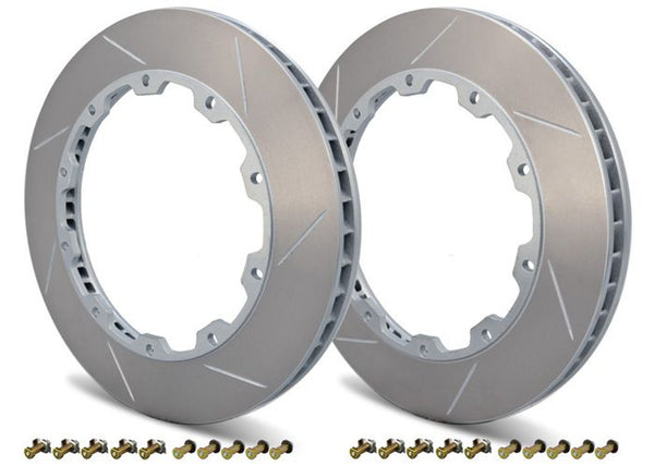GiroDisc 2-Piece Rear Brake Rotor Replacement Rings - Tesla Model 3 / Y Performance